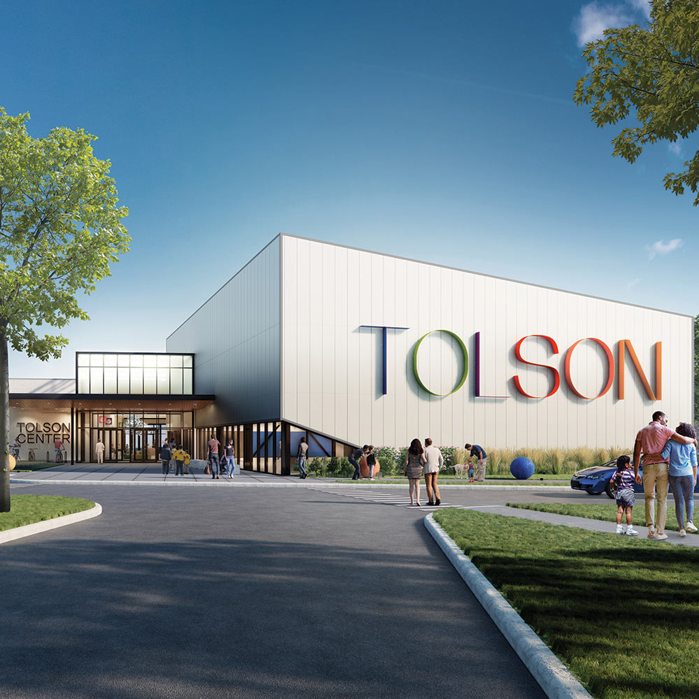 Tolson Center Conceptual Rendering
